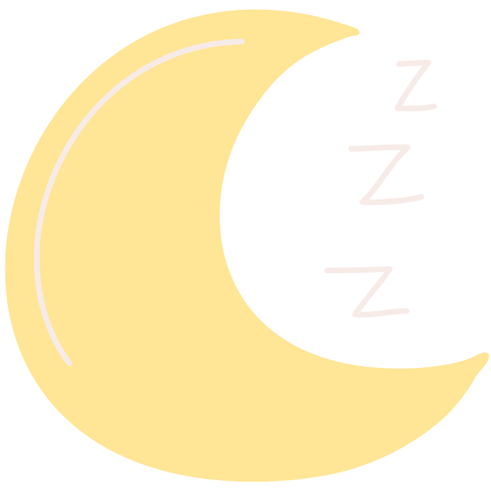 Sleepy moon